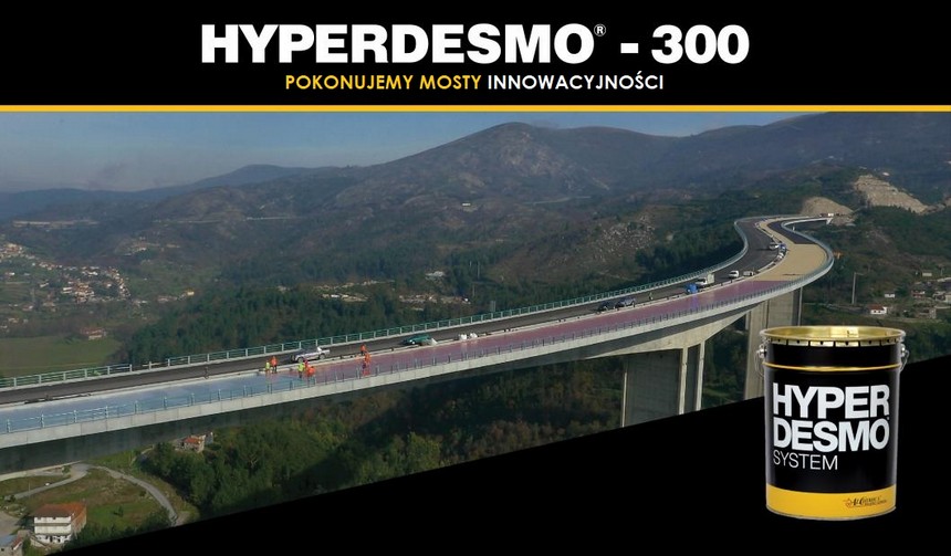 Izolacja platformy mostu płynną membraną Hyperdesmo-300 Izolacja platformy mostu płynną membraną Hyperdesmo-300