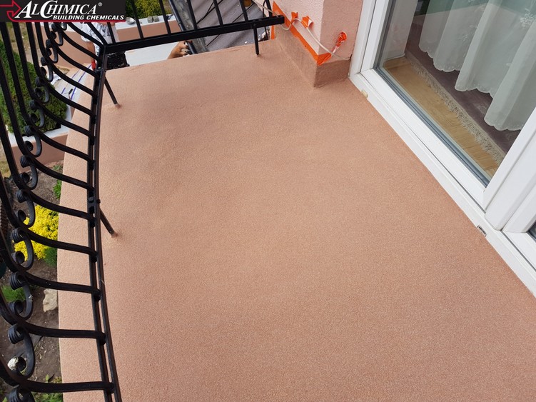 Balkon w systemie żywic Hyperdesmo