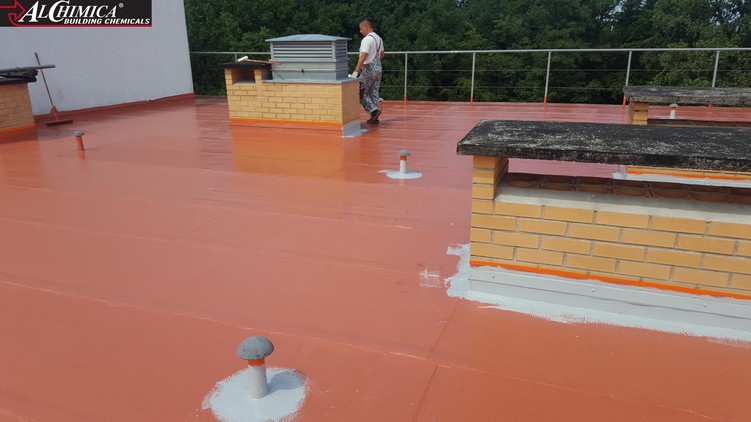 Remont dachu z papy - ośrodek SPA w Międzyzdrojach - system Hyperdesmo 