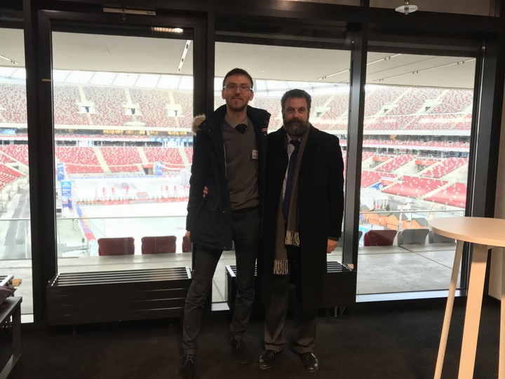 Nikolas Sakellarakis z Alchimica S.A. i Michał Kieś z Alchimica Polska Nikolas Sakellarakis z Alchimica S.A. i Michał Kieś z Alchimica Polska